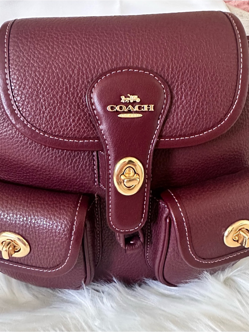 Coach Hadley Backpack with matching wristlet & card wallet - Picture 2 of 7